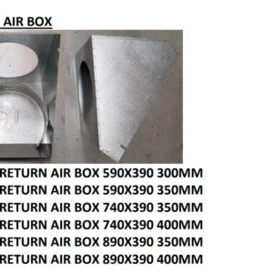 Rinnai R4333 - Return Air Box 590X390 350MM | NZ Depot