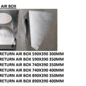 Rinnai R4334 - Return Air Box 740X390 350MM | NZ Depot