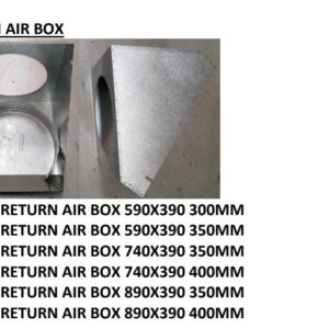 Rinnai R4336 - Return Air Box 890X390 350MM | NZ Depot