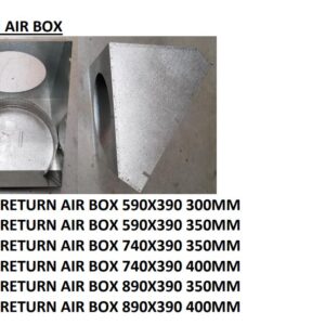 Rinnai R4337 - Return Air Box 890X390 400MM | NZ Depot