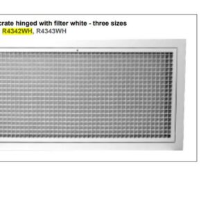 Rinnai R4342WH - Rag E/c Hing Filtr 390X740 WH | NZ Depot