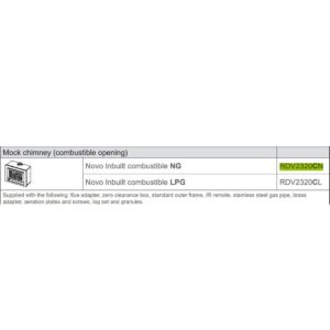 Rinnai RDV2320CN - Novo Inbuilt Co-axial NG NZ | NZ Depot