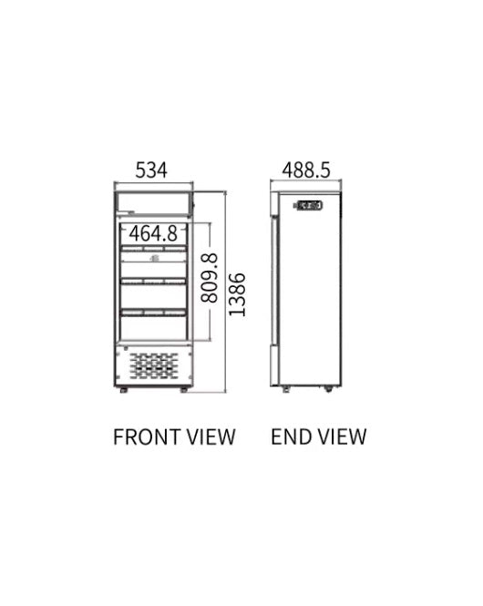 SINGLE DOOR DISPLAY FRIDGE LC-138 - LC-138 - Snow Village Commercial Fridge - 2 - NZ Depot Buy SINGLE DOOR DISPLAY FRIDGE LC-138 Online - Commercial Commercial Refrigeration - 2 - NZ Depot Delivery