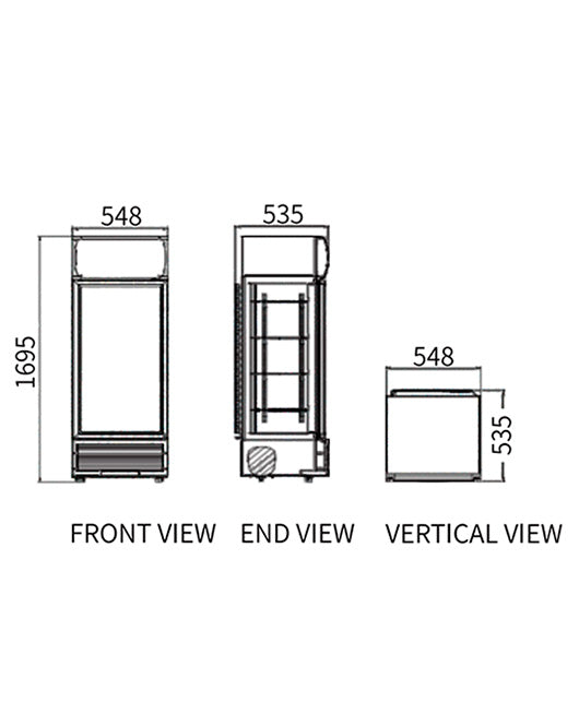 Single Glass Door Display Fridge LC-228(A) - LC-228(A) - Snow Village Commercial Fridge - 2 - NZ Depot Buy Single Glass Door Display Fridge LC-228(A) Online - Commercial Fridges - 2 - NZ Depot Delivery