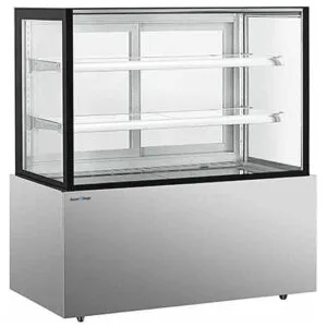 Buy Square Glass Chilled Food Display DG-1200FZ Online - Commercial Fridges - 1 - NZ Depot Delivery