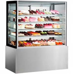 Buy Square Glass Chilled Food Display DG-1200FZH4 Online - Commercial Fridges - 2 - NZ Depot Delivery