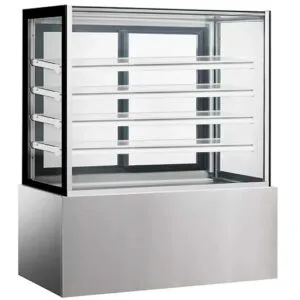 Buy Square Glass Chilled Food Display DG-1200FZH4 Online - Commercial Fridges - 1 - NZ Depot Delivery