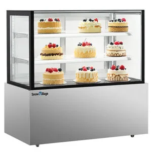 Buy Square Glass Chilled Food Display DG-1800FZ Online - Commercial Fridges - 2 - NZ Depot Delivery