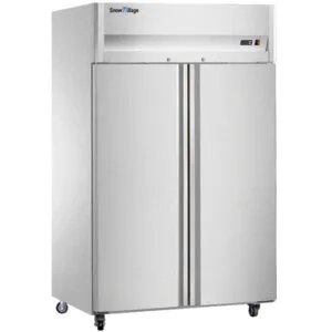 Buy Stainless Steel Double Door Tray Freezer/Fridge CFD-40D2F-K Online - Commercial Freezers - 1 - NZ Depot Delivery