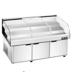 Buy Stainless Steel Double Door With Dual Temperature Display Cabinet BT-K1.8-T3XQ Online - Commercial Fridges - 1 - NZ Depot Delivery