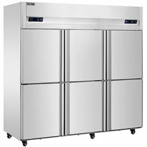 Buy Stainless Steel Six Door Freezer/Fridge CFD-60D6F Online - Commercial Freezers - 1 - NZ Depot Delivery