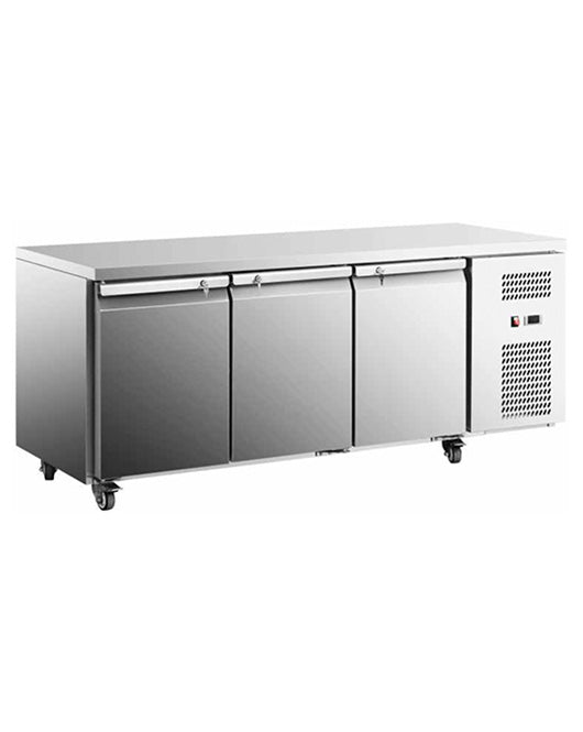 Stainless Steel Triple Door Freezer GNF2090L3 | Commercial Refrigeration | Snow Village 1 Buy Stainless Steel Triple Door Freezer GNF2090L3 Online - Commercial Freezers - 1 - NZ Depot Delivery