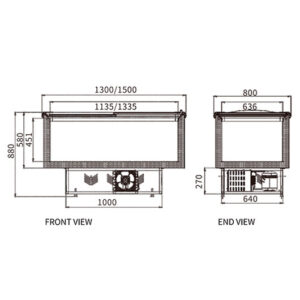 Buy Supermarket Island Freezer SD/SC-1300 Online - Commercial Freezers - 2 - NZ Depot Delivery