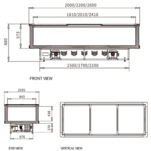 Buy Supermarket Island Freezer SD/SC-2000K Online - Commercial Freezers - 2 - NZ Depot Delivery