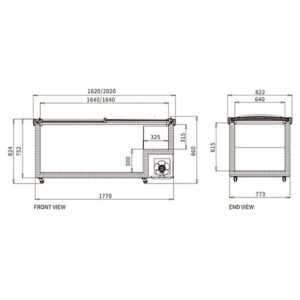 Buy Supermarket Island Freezer SD/SC-2000RS Online - Commercial Freezers - 2 - NZ Depot Delivery