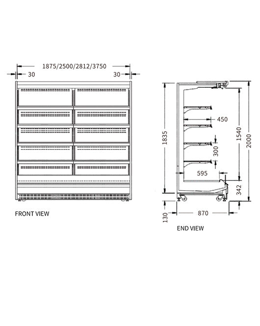 Supermarket Vertical Display Chiller XC-CLF-19/870 - XC-CLF-19/870 - Snow Village Commercial Fridge - 2 - NZ Depot Buy Supermarket Vertical Display Chiller XC-CLF-19/870 Online - Commercial Fridges - 2 - NZ Depot Delivery