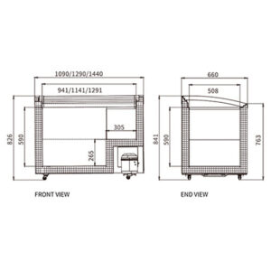 Buy Two Sliding Glass Lids Dual Temperature Chest Freezer SD/SC-328Y Online - Commercial Freezers - 2 - NZ Depot Delivery