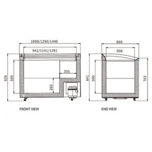 Buy Two Sliding Glass Lids Dual Temperature Chest Freezer SD/SC-328Y Online - Commercial Freezers - 2 - NZ Depot Delivery