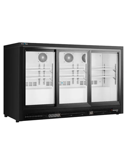 Under Bench Triple Sliding Door Bar Cooler BT-1350FYS/FY | Commercial Refrigeration | Snow Village 1 Buy Under Bench Triple Sliding Door Bar Cooler BT-1350FYS/FY Online - Commercial Fridges - 1 - NZ Depot Delivery