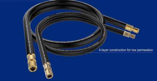 Value - 1/4 - 3/8F Fl Black Vacuum Hose 180Cm VHB-1 | Manifolds 1 Buy Value - 1/4 - 3/8F Fl Black Vacuum Hose 180Cm VHB-1 Front View