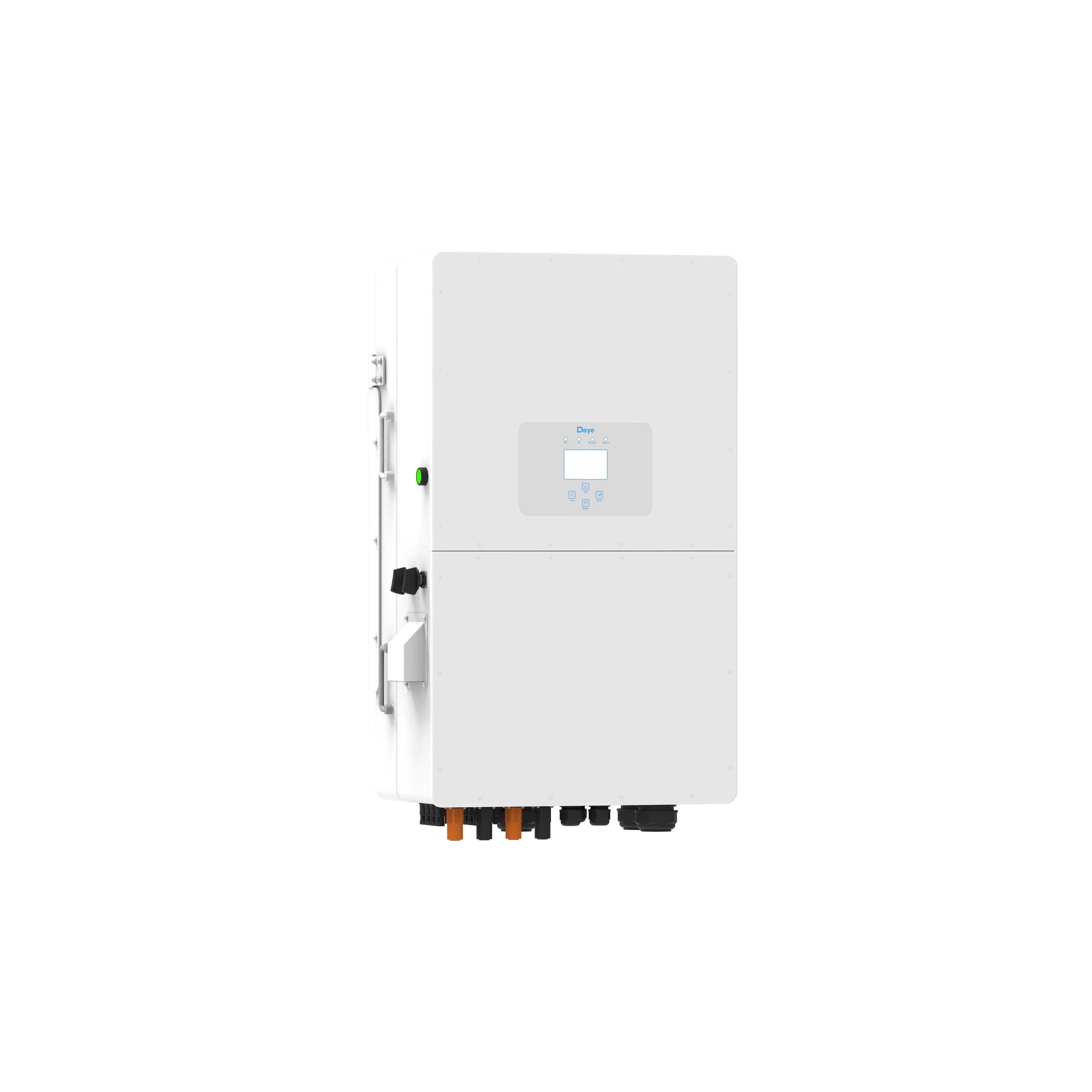Deye 50kW Three Phase 4 MPPT Hybrid Inverter SUN-50K-SG01HP3-AU 1 Deye 50kW Three Phase - DY-50K-P3 front view | NZ Depot