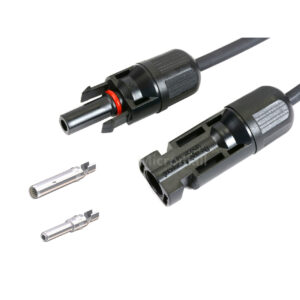 1 Pair MC4 Connectors - SL-MC4 front view | NZ Depot