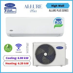 Carrier 6kW Allure Plus - 53QHG060-1 side profile | NZ Depot