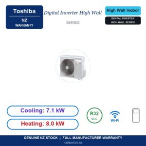 Toshiba RAV-GM801KRTP-A - RAV-GM801KRTP-A side profile | NZ Depot