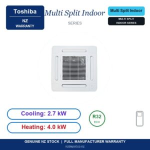 Toshiba RAS-M10S4MUVG-E - RAS-M10S4MUVG-E side profile | NZ Depot