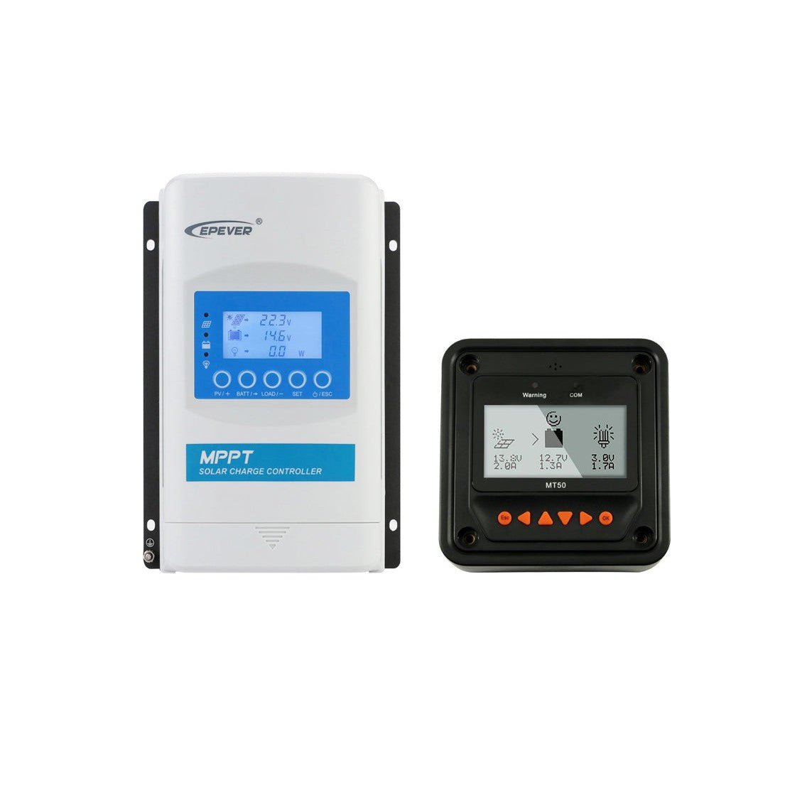 EPEVER XTRA3210N 30A MPPT Charge Controller + MT50 Remote Meter 1 EPEVER XTRA3210N 30A MPPT - XTRA3210N+MT50 front view | NZ Depot