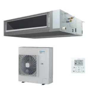Daikin PREM. SLIM LINE DUCTED (1PH) R32 12.5kW Slim Duct Complete System - FBA125B-VFV-NZ - NZ Depot