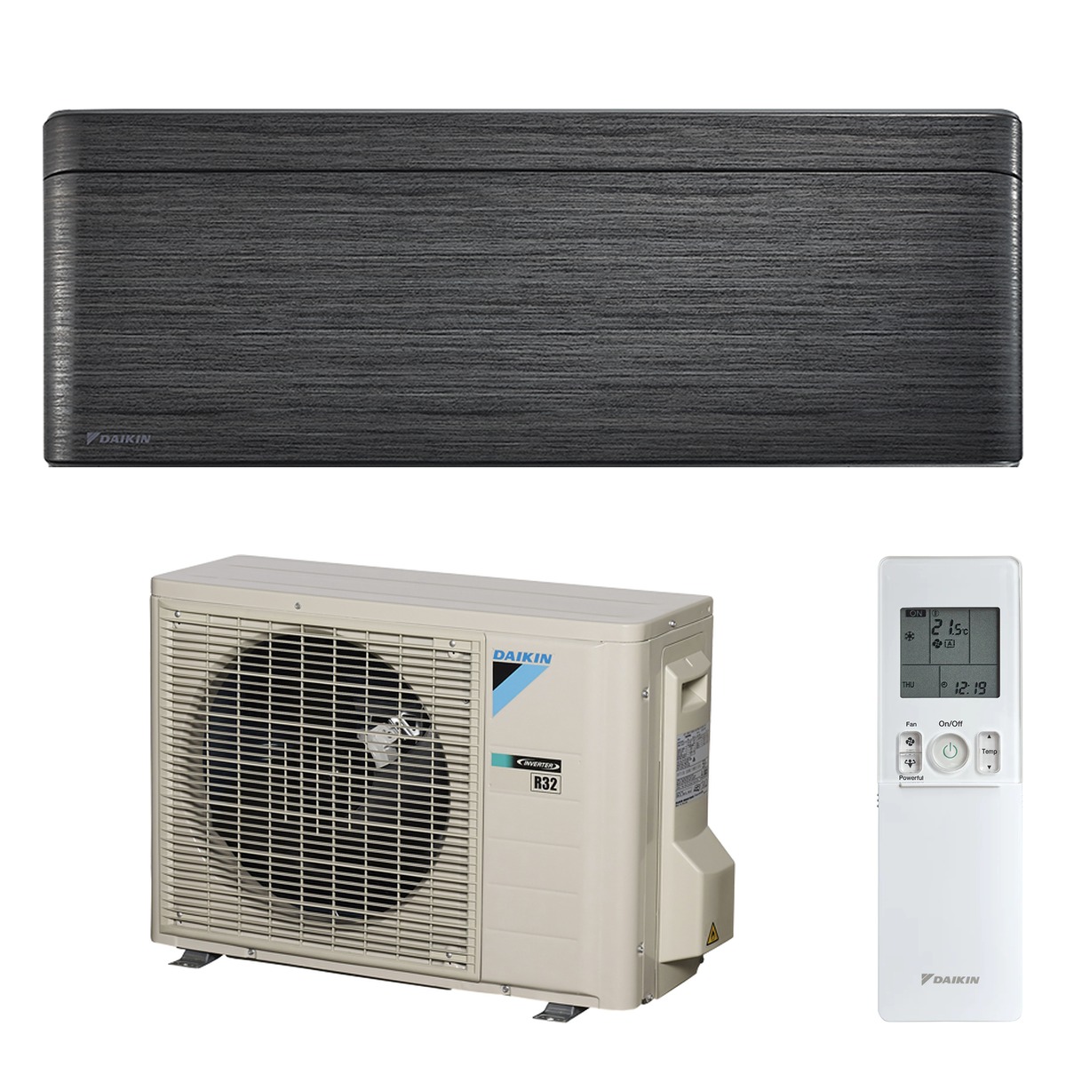 Daikin ZENA VOGUE - BLACK 3.5kW Wall Mounted Complete System - FTXJ35T-K-NZ 1 Daikin ZENA VOGUE - BLACK 3.5kW Wall Mounted Complete System - FTXJ35T-K-NZ