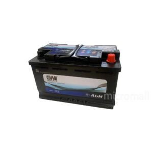 Premium 12V 80Ah 800CCA - AGM-80AH front view | NZ Depot