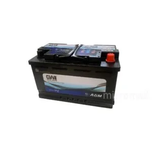 Premium 12V 80Ah 800CCA - AGM-80AH front view | NZ Depot