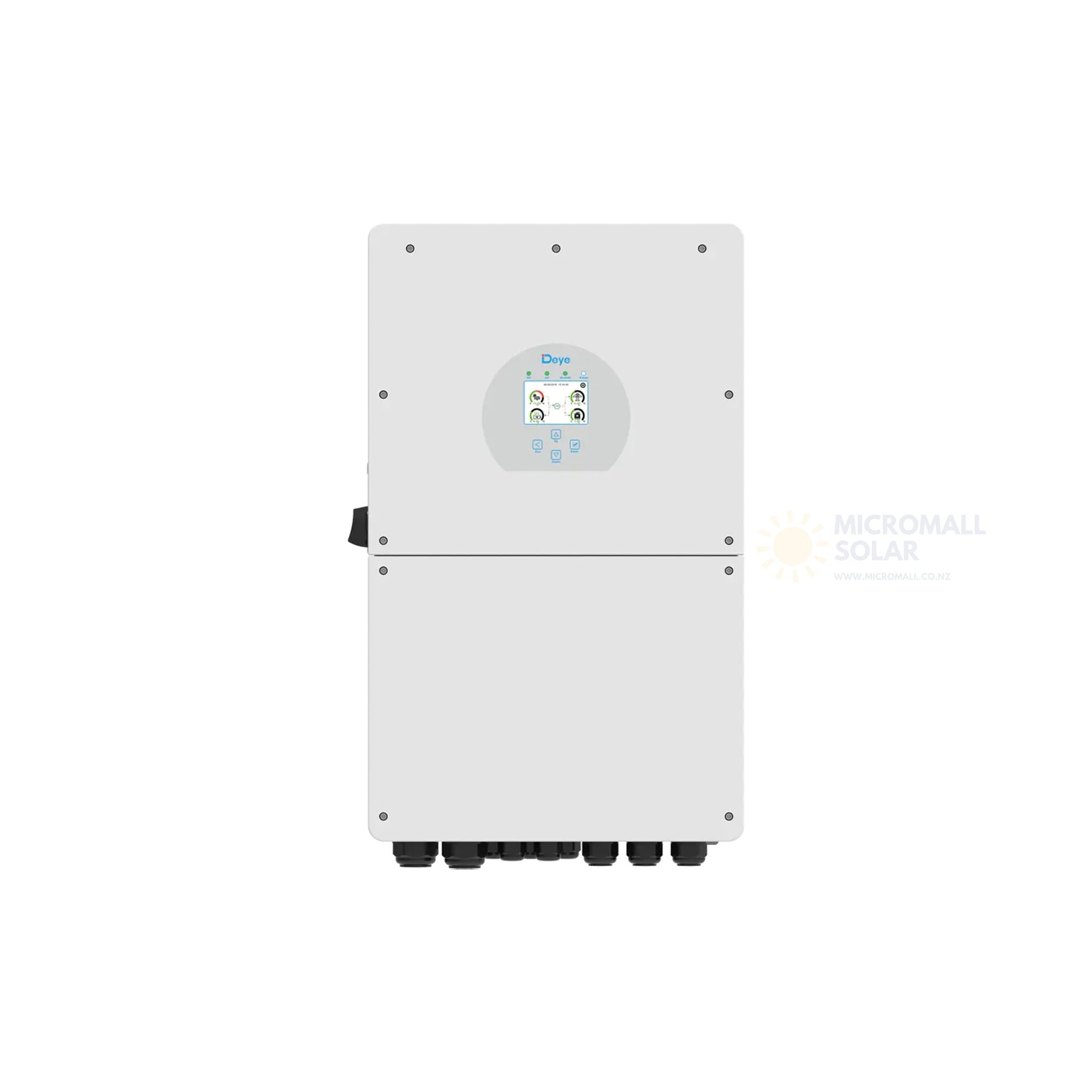 Deye 16kW Single Phase 3 MPPT Hybrid Inverter SUN-16K-SG01LP1-AU 1 Deye 16kW Single Phase - DY-16K front view | NZ Depot