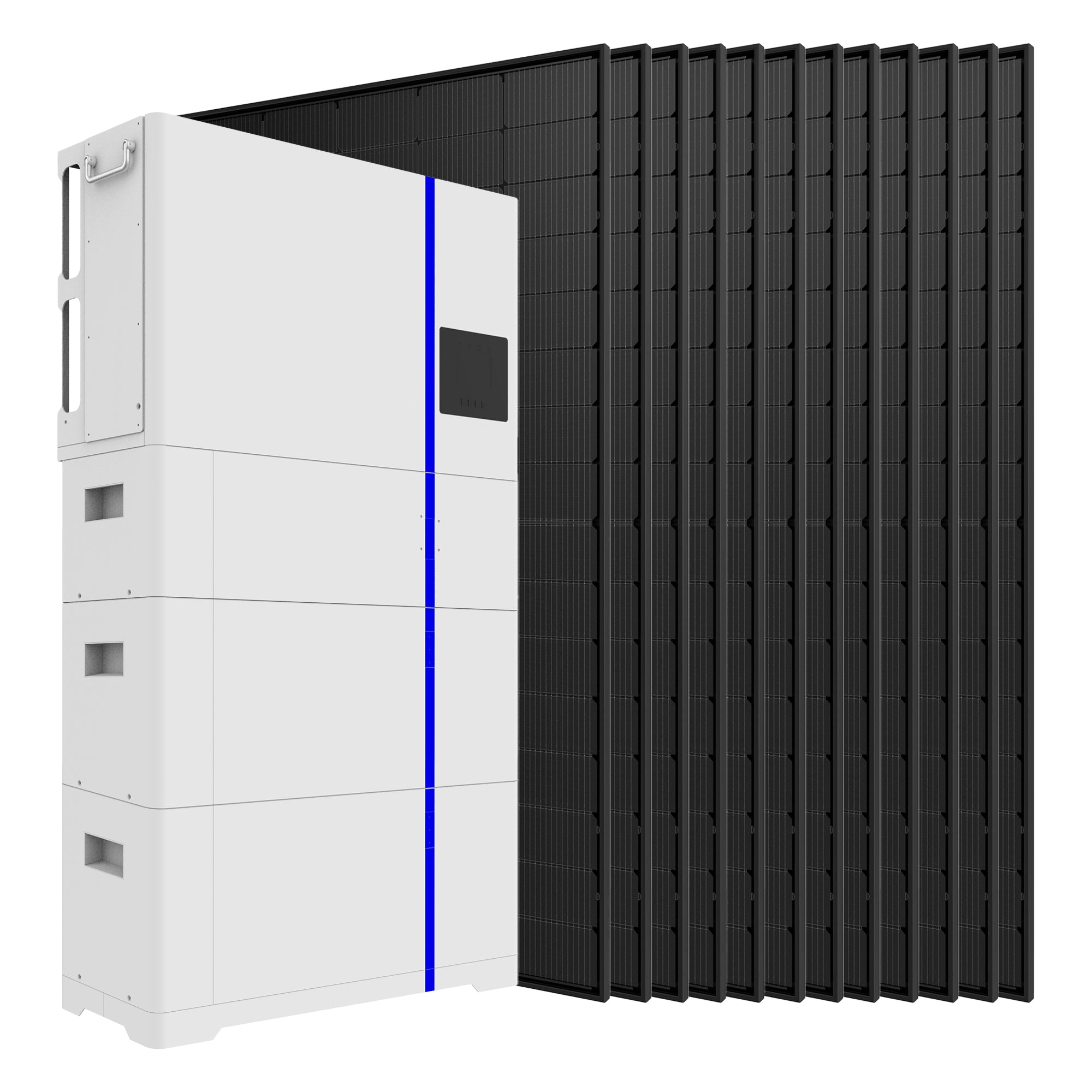 Deye 12kW 10.24kWh Three Phase All-in-One Home Solar System with 12 Panels 1 Deye 12kW 10.24kWh Three - AI-W5.1-12P3-B2PV front view | NZ Depot