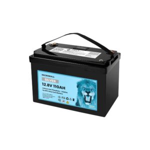 Silver 12V 100Ah 110Ah - BTL-12V110S front view | NZ Depot