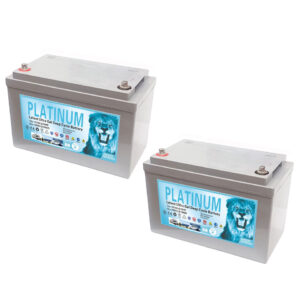 Solar Battery 2 Pack - BTG-120A-2 front view | NZ Depot