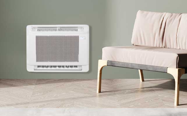 Rinnai 4.7kW Pro Series Floor Console Heat Pump System (FSNRP50MBNZ) Rinnai 4.7kW Floor Console - 4.7kW Pro Series floor console heat pump system | NZ Depot