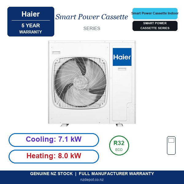 Haier ABH071H5ERG - Indoor (Indoor Unit Only) (side profile) Haier ABH071H5ERG - ABH071H5ERG side profile | NZ Depot