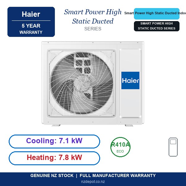 Haier AD71S2SM7FA - Indoor (low profile) (Indoor Unit Only) (side profile) Haier AD71S2SM7FA - AD71S2SM7FA side profile | NZ Depot