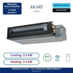 Mitsubishi Heavy Industries AKARI Series SRR25ZS W - NZ Depot
