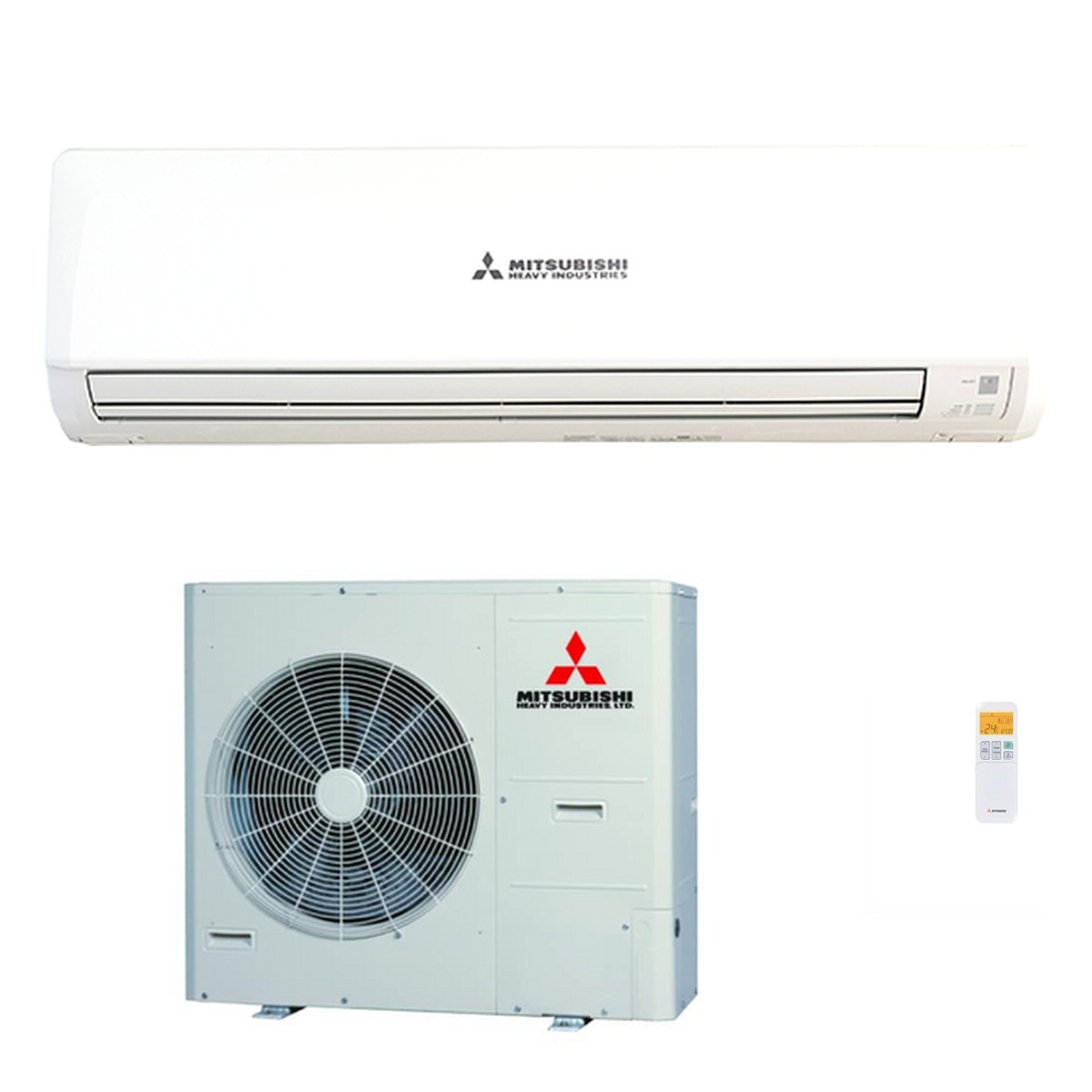 Mitsubishi Heavy Industries 10kW BRONTE Built-in Wi-Fi Air Conditioner Heat Pump - Complete Set (Indoor + Outdoor) - SRK100AVSAWZRF 1 Mitsubishi Heavy Industries 10kW BRONTE Built-in Wi-Fi Air Conditioner Heat Pump - Complete Set (Indoor + Outdoor) - SRK100AVSAWZRF
