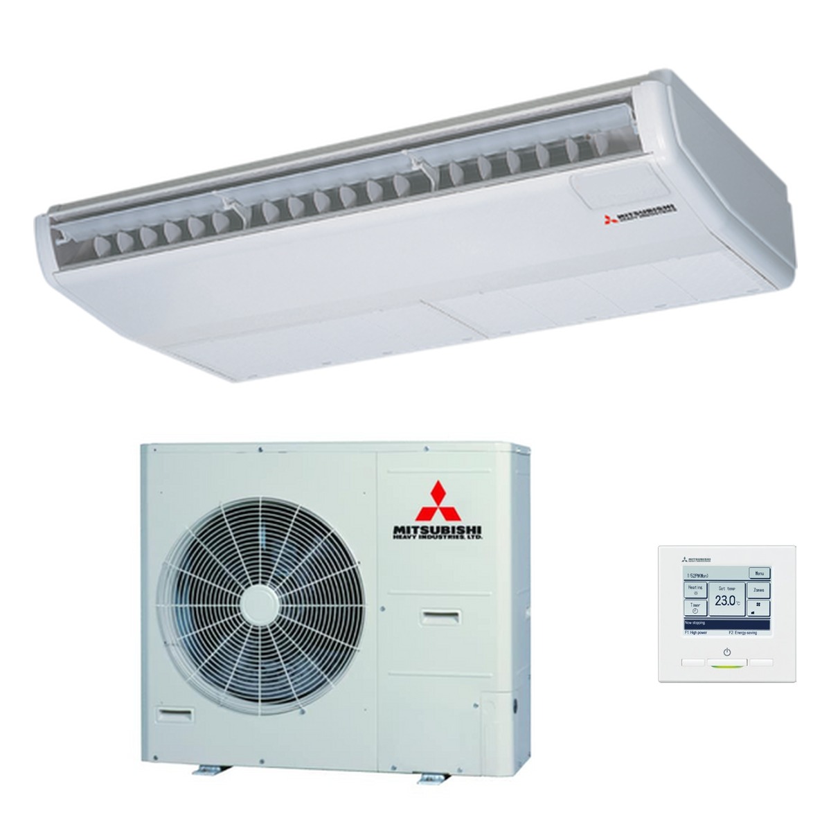 Mitsubishi Heavy Industries 10kW FDE Air Conditioner Heat Pump - Complete Set (Indoor + Outdoor) - FDE100AVNPWVH 1 Mitsubishi Heavy Industries 10kW FDE Air Conditioner Heat Pump - Complete Set (Indoor + Outdoor) - FDE100AVNPWVH