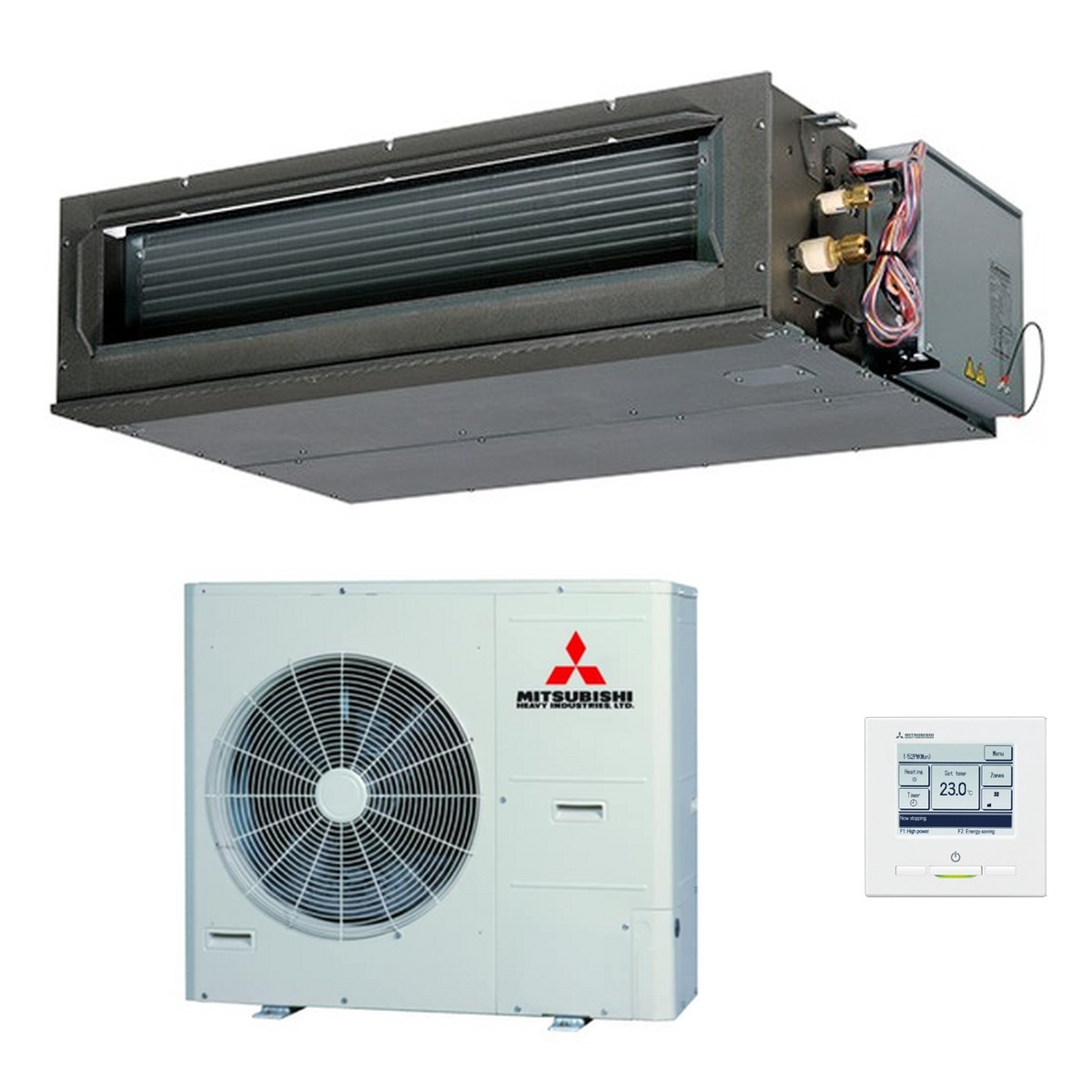 Mitsubishi Heavy Industries 10kW FDU High Static Ducted Air Conditioner Heat Pump - Complete Set (Indoor + Outdoor) - FDU100AVNAWVH 1 Mitsubishi Heavy Industries 10kW FDU High Static Ducted Air Conditioner Heat Pump - Complete Set (Indoor + Outdoor) - FDU100AVNAWVH