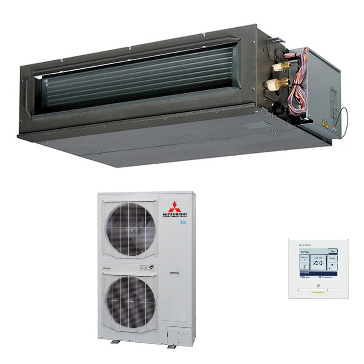 Mitsubishi Heavy Industries 16kW FDUA High Static Ducted Air Conditioner Heat Pump - Complete Set (Indoor + Outdoor) 1 Mitsubishi Heavy Industries 16kW FDUA High Static Ducted Air Conditioner Heat Pump - Complete Set (Indoor + Outdoor)