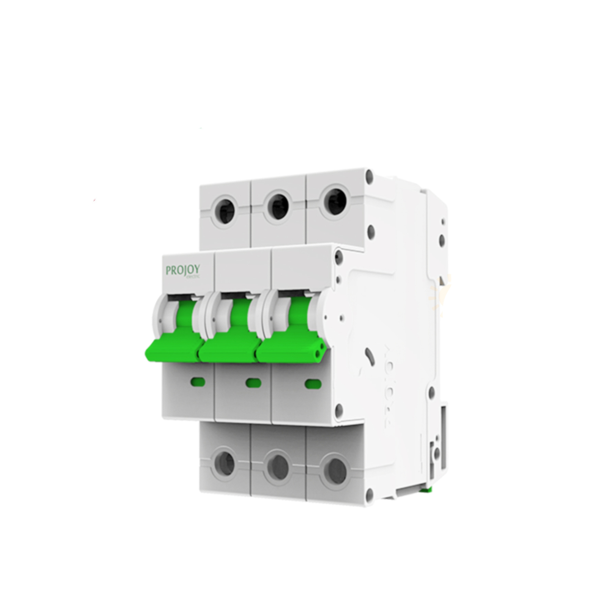 PROJOY DC Miniature Circuit Breaker PEBS-H-63 Series 25A 3P 750V 1 PROJOY DC Miniature Circuit Breaker PEBS-H-63 Series - PEBS-H-63 25A 3P 750V front view | NZ Depot