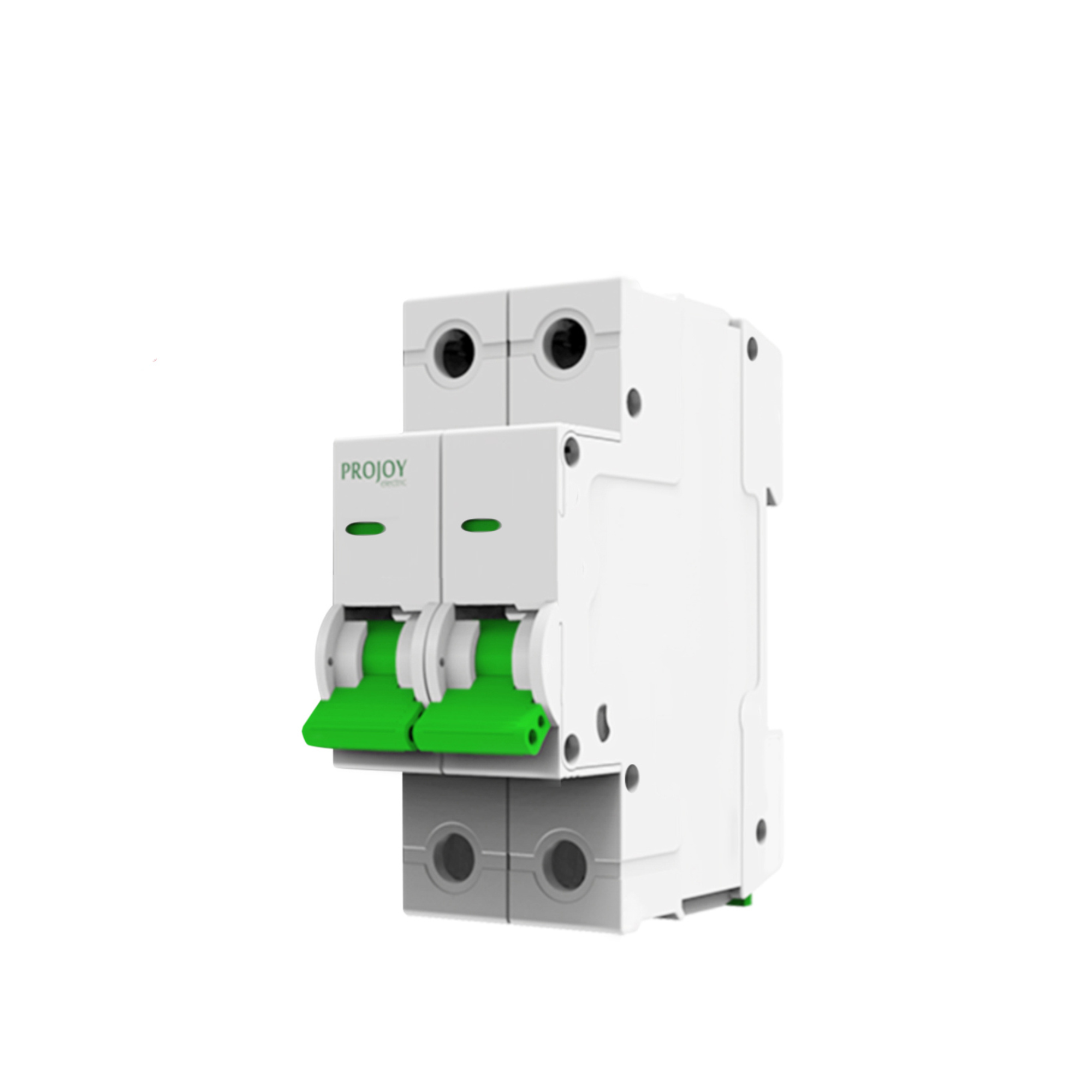 Projoy PEBS-L-63 63A 2P 160V DC Miniature Circuit Breaker PEBS-L-63 Series 63A 2P 160V 1 Projoy PEBS-L-63 63A 2P 160V - PEBS-L-63 63A 2P 160V front view | NZ Depot