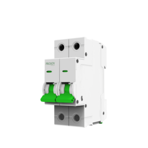 PROJOY DC Miniature Circuit Breaker PEBS-L-63 Series - PEBS-L-63 25A 2P 160V front view | NZ Depot
