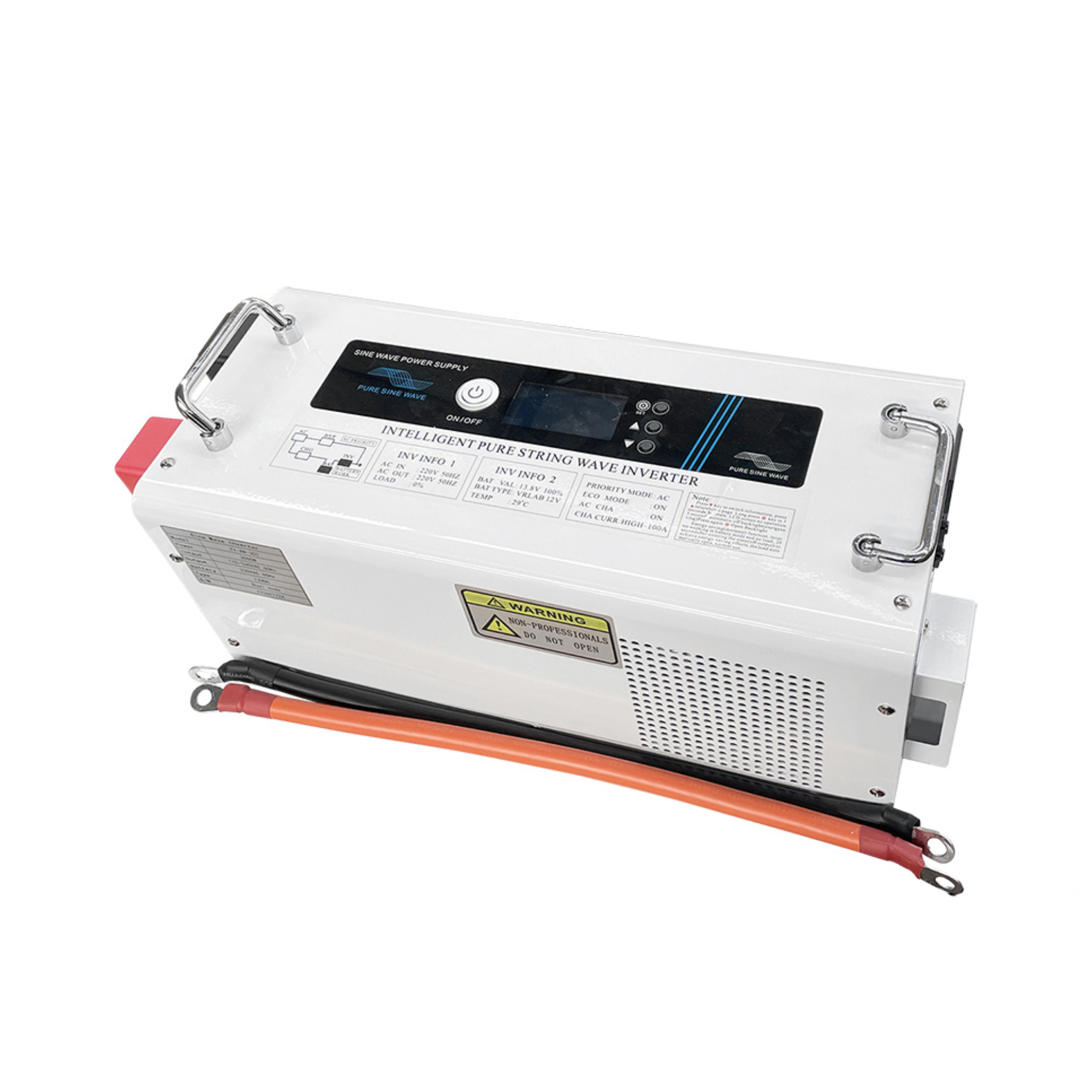 UPS Low Frequency Pure Sine Inverter 24V 3000W Converter Overload Protection 1 UPS Low Frequency Pure - LF-24V3000W front view | NZ Depot